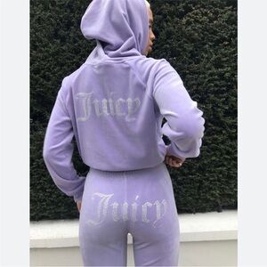 Juicy Couture Tracksuit Set Light Purple Lavendar Haze Size M